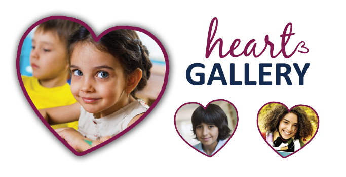 Hearts Gallery with girl image